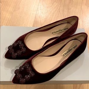 Karl Lagerfeild flats. Size 6